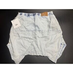 One Teaspoon NEW Coco Calypsos Denim Shorts Mid Length Harem‎ Low Waist XS